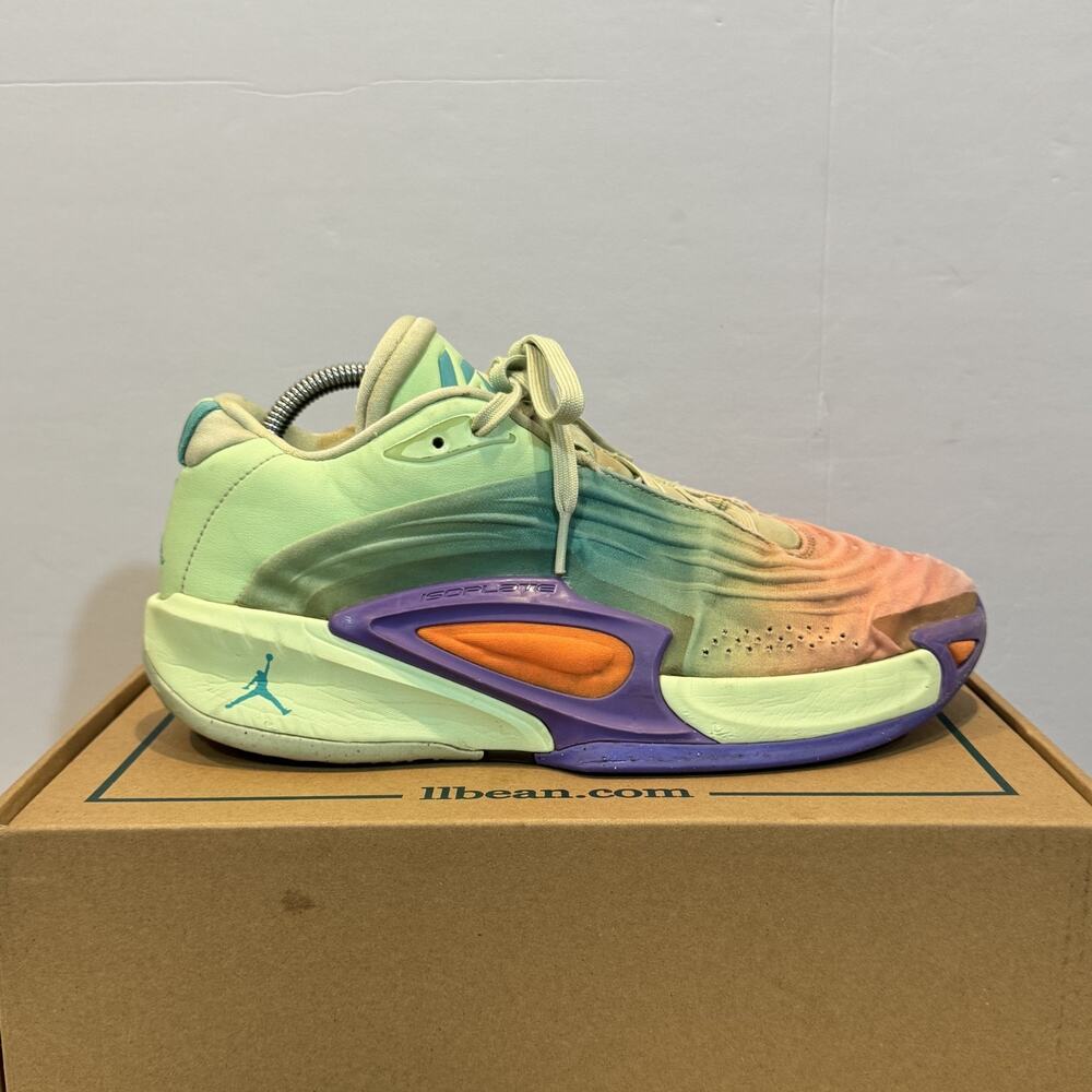 Nike Air Jordan Luka 3 Mens 9 Blurred Vision Vapor Green Cone Basketball Shoes